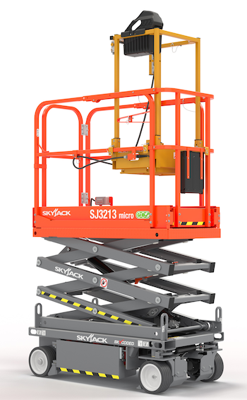 Gain work height in tight spaces