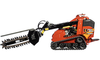 Ditch Witch SK5TR trencher for mini skid steers