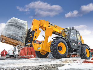 JCB telehandler with Arctic package