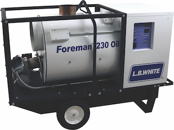 L.B. White 230 Foreman indirect heater