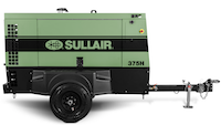 Sullair compressor with Perkins engine