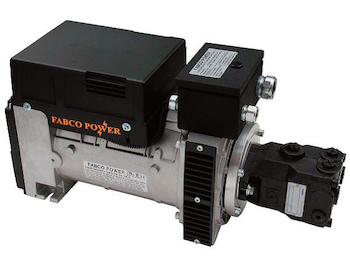 Fabco Power hydraulically powered generator for lifto