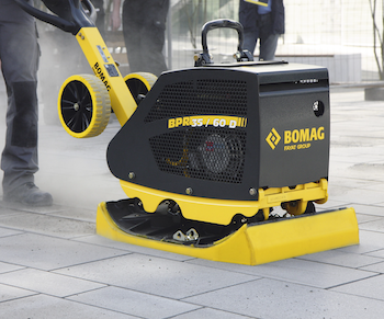 Bomag BPR compactor with Stoneguard