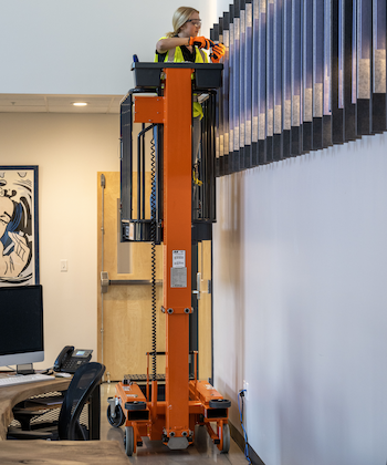 JLG 1230P push-around low-level access lift
