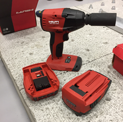 Hilti impact wrench with digital capabilities