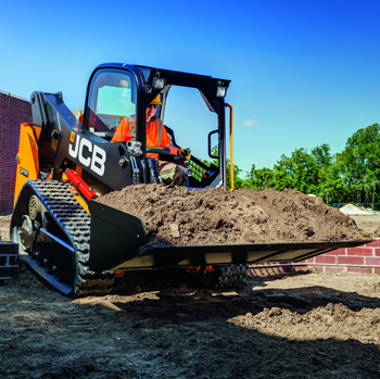 JCB compact track loader in action