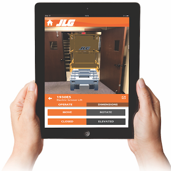 JLG augmented reality software