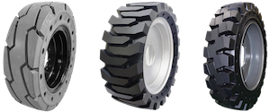 Solid tires for different applications