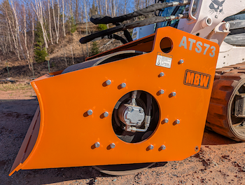 MBW vibratory roller attachments