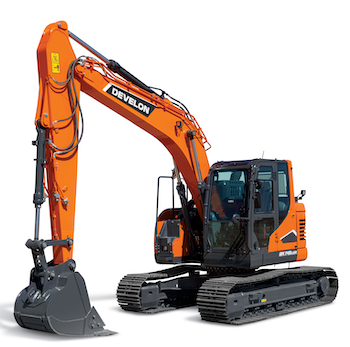 Develon DX140LCR-7 excavator