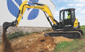 New Holland E90D midi excavator