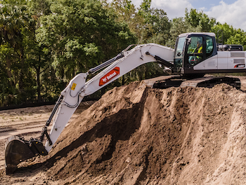 Bobcat E245 excavator
