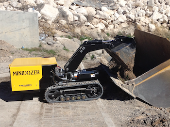 Minidozer M-48 loader