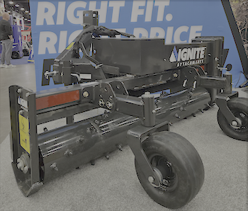 Ignite soil conditioner attachment for compact tractors