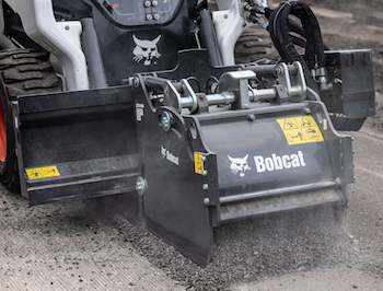 Bobcat 24-inch high-flow planer with water kit