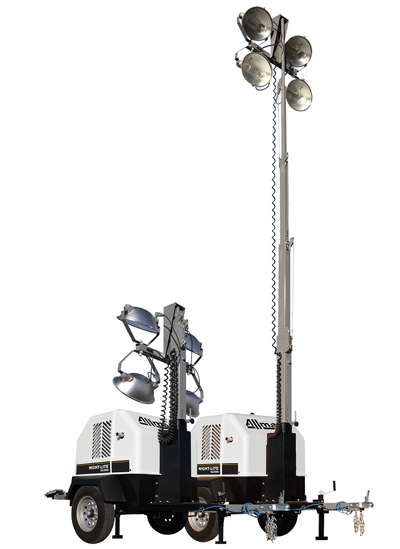 Allman diesel-powered light tower