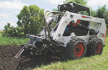 Bobcat trench attachment
