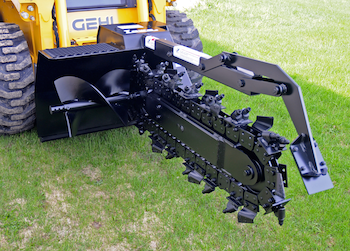 Lowe Mfg. XR series trenching attachment