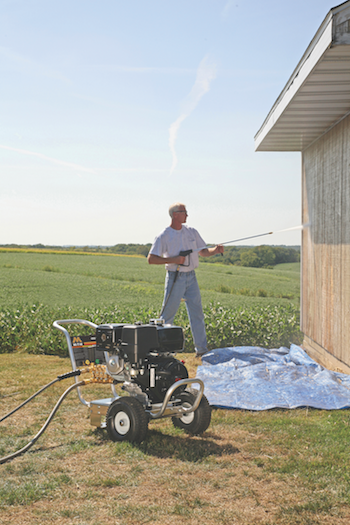 Cold-water pressure washers are most popular with rental customers.