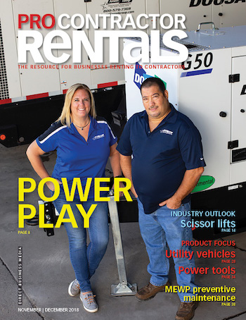 Pro Contractor Rentals magazine November-December 2108 issue