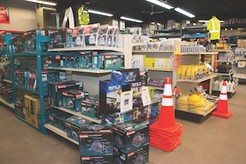 Midway Rentals and Sales also carries a wide variety of construction tools and supplies.