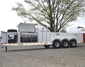 Custom lubrication trailers