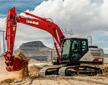 "Pink-Belt" excavator 