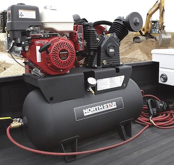 30-gal. horizontal portable air compressor 