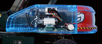 Extended runtime electric boom lifts