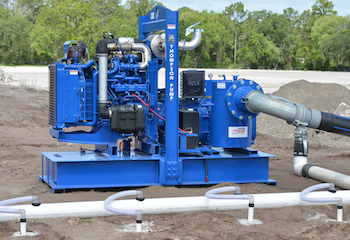 Rotary wellpoint dewatering pump