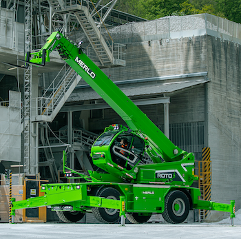 Rotating telehandlers