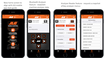 JLG Bluetooth-enabled analyzer
