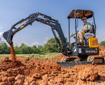 Hyundai HX17AZ compact excavator