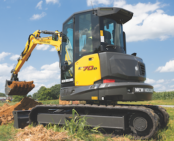 New Holland E70D midi excavator