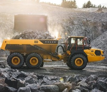 Volvo A50 articulated hauler