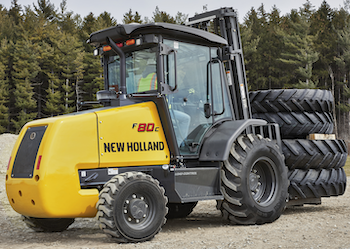 New Holland F80C rough-terrain forklift
