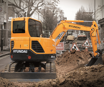 Hyundai 9A series mini excavators