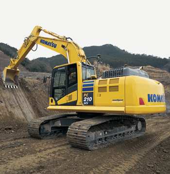 Komatsu PC210 excavator