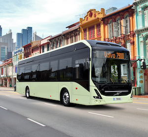 Volvo electric bus