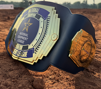 National Equipment League belt