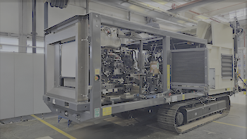 Perkins hybrid hydrogen engine on an Ecotec shredder