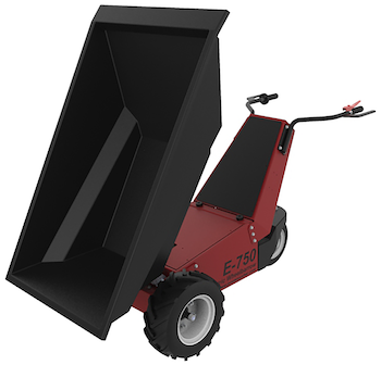 Power Pusher wheelbarrow attachment