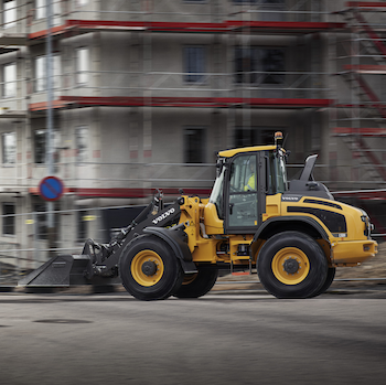 Volvo wheel loaders with high-speed driveline