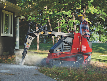 Toro stand on track loader