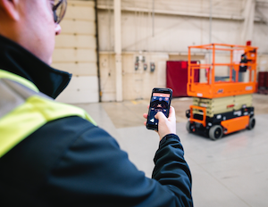 JLG scissor lift remote control