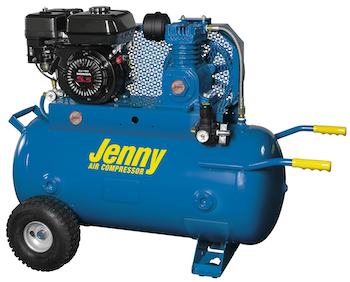 Jenny Products K series gas-powered portable compressors