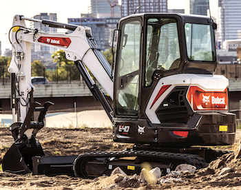 Bobcat mini excavator