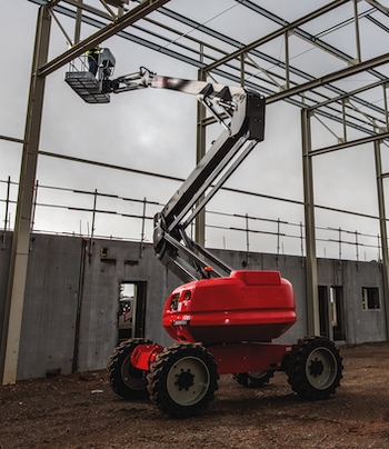 Manitou rough-terrain boom lift