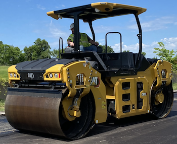 Cat mid-sized asphalt compactors