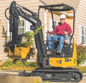 John Deere 17P-Tier mini excavator